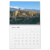 Granada, Spanje 2027 Agenda Kalender (Jan 2027)