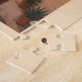 Granada Spanje Alhambra Illustratie Reis Kunst Legpuzzel (Zijkant)