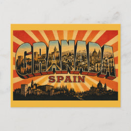 Granada Spanje Alhambra Paleis Briefkaart