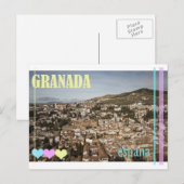 Granada Spanje Briefkaart (Voorkant / Achterkant)