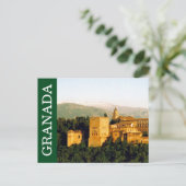 granada spanje briefkaart (Staand voorkant)