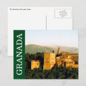 granada spanje briefkaart (Voorkant / Achterkant)