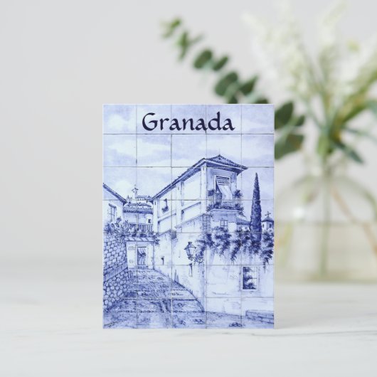 Granada, Spanje Briefkaart (Staand voorkant)