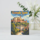 Granada Spanje Briefkaart (Staand voorkant)