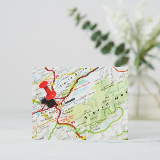 Granada, Spanje Briefkaart (Staand voorkant)