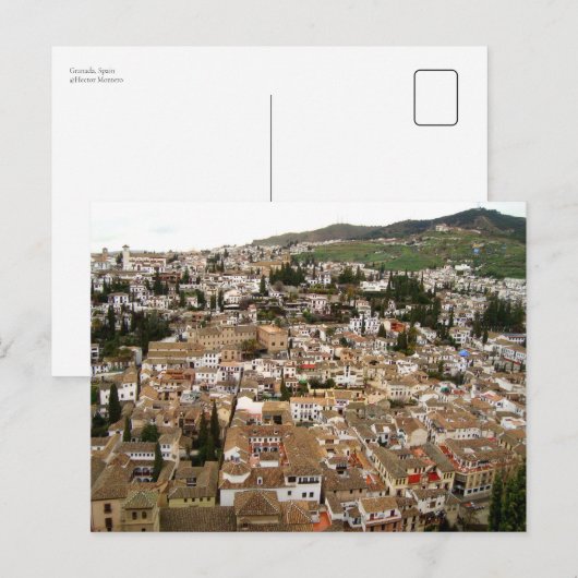 Granada, Spanje Briefkaart (Voorkant / Achterkant)