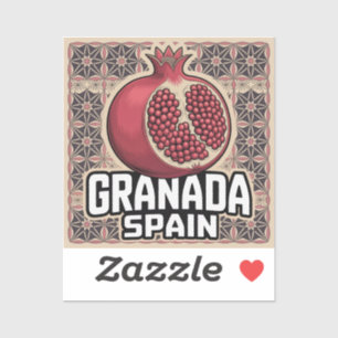 Granada Spanje Granaatappel Sticker