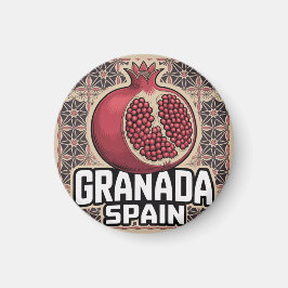 Granada Spanje Granaatappel Sticker Magneet