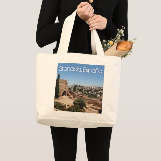 Granada, Spanje Grote Tote Bag (Voorkant (product))