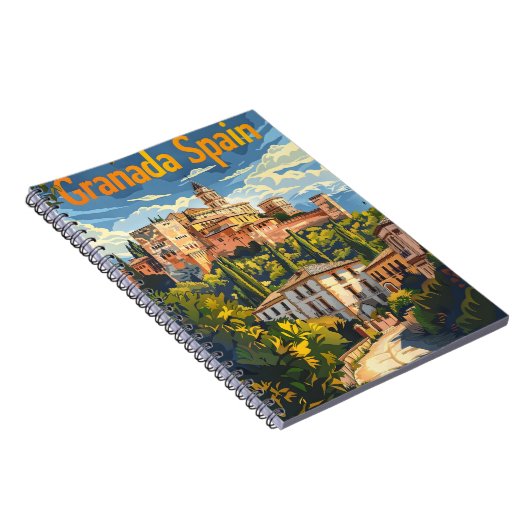 Granada Spanje Notitieboek (Rechterzijde)