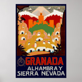 Granada Spanje Poster