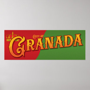 Granada Spanje Poster