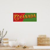 Granada Spanje Poster (Keuken)