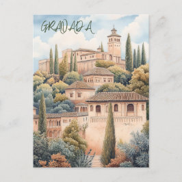 Granada Spanje Reizen Briefkaart