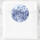 Granada, Spanje Ronde Sticker (Tas)