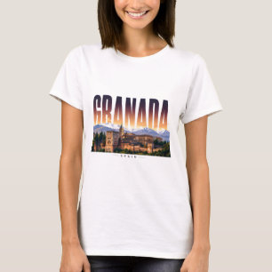 Granada Spanje Spaanse Culturele Verkenning 🏛 T-shirt