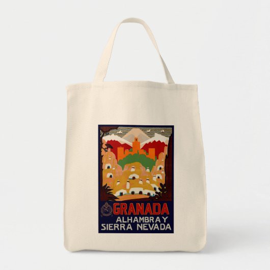 Granada Spanje Tote Bag (Voorkant)