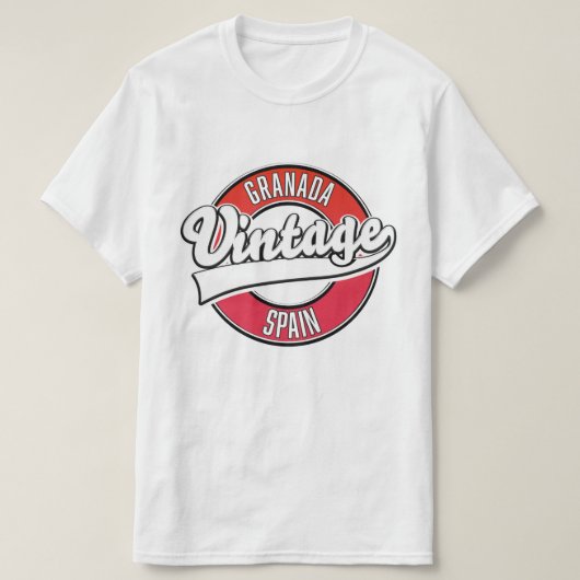 Granada spanje vintage stijl logo t-shirt (Design voorkant)