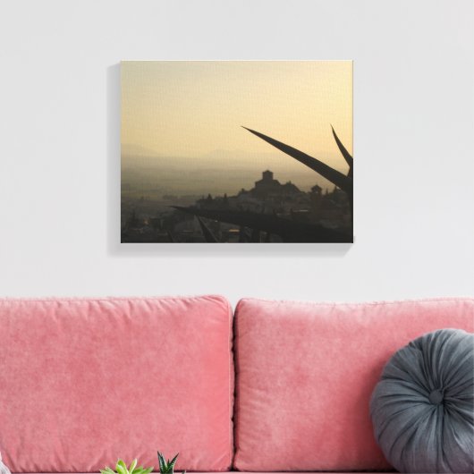 Granada stad Spanje foto Single Canvas Afdruk (Insitu (Woonkamer))