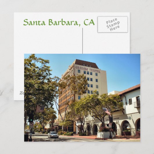 Granada Theater SB Briefkaart (Voorkant / Achterkant)