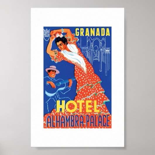 Granada Vintage Poster (Voorkant)