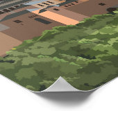 Granada vintage poster voor het reizen (Hoek)