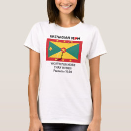 GRANADESE MOEDER Meer Waard Dan Robijnen SPREUKEN T-shirt