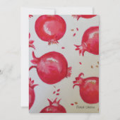 Granatäpple Bedankkaart (Voorkant)