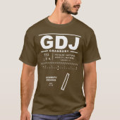 Granbury Regional Airport GDJ T-shirt (Voorkant)