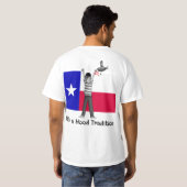 Granbury Texas Guinee Drop T-shirt (Achterkant volledig)