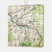 Granby CO Topo Map Keramisch Ornament (Links)