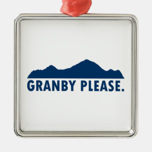Granby Colorado alstublieft Metalen Ornament