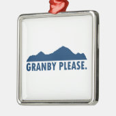 Granby Colorado alstublieft Metalen Ornament (Links)