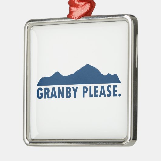 Granby Colorado alstublieft Metalen Ornament (Links)