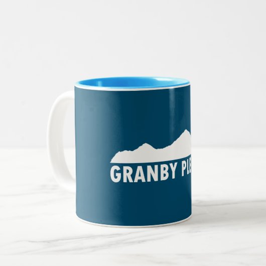 Granby Colorado alstublieft Tweekleurige Koffiemok (Voorkant links)