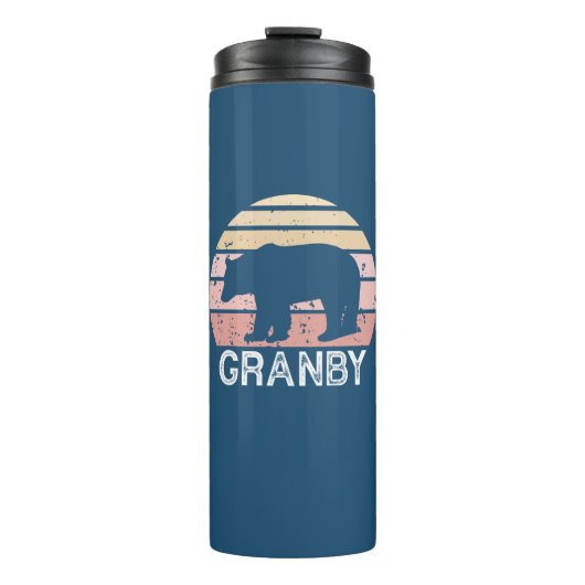 Granby Colorado Retro Beer Thermosbeker (Voorkant)