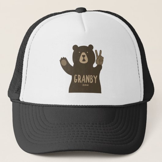 Granby Colorado Vredesbeer Trucker Pet (Voorkant)