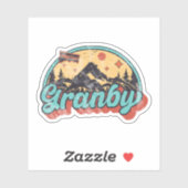 Granby, Connecticut Sticker (Vel)