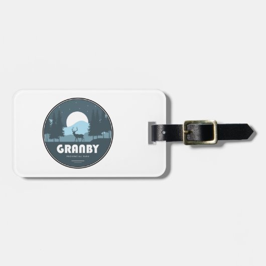 Granby Provincial Park Deer Bagagelabel (Voorkant horizontaal)