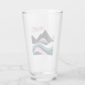 Granby Provincial Park Gekleurde heuvels Glas (Achterkant)