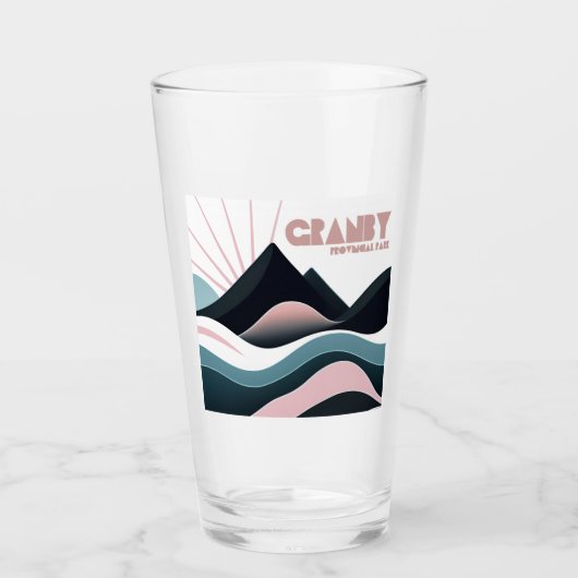 Granby Provincial Park Gekleurde heuvels Glas (Voorkant)