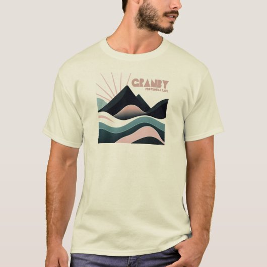 Granby Provincial Park Gekleurde heuvels T-shirt (Voorkant)