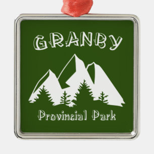 Granby Provincial Park Metalen Ornament
