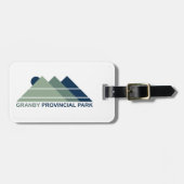 Granby Provincial Park Mountain Sun Bagagelabel (Voorkant horizontaal)