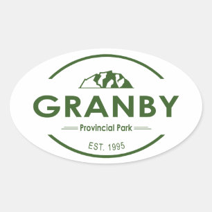 Granby Provincial Park Ovale Sticker