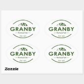 Granby Provincial Park Ovale Sticker (Vel)