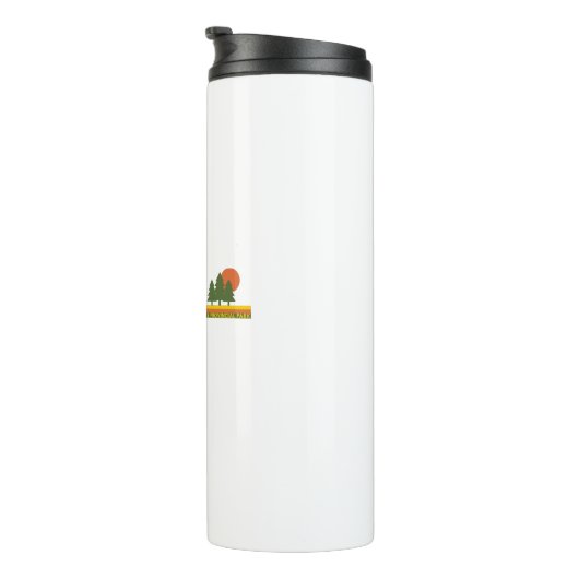 Granby Provincial Park Pine Trees Sun Thermosbeker (Geroteerd rechts)