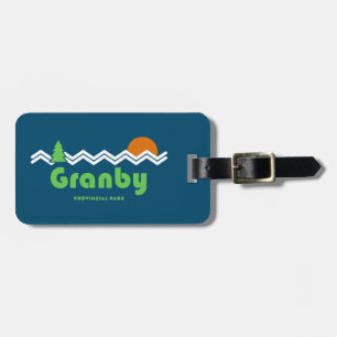 Granby Provincial Park Retro Bagagelabel