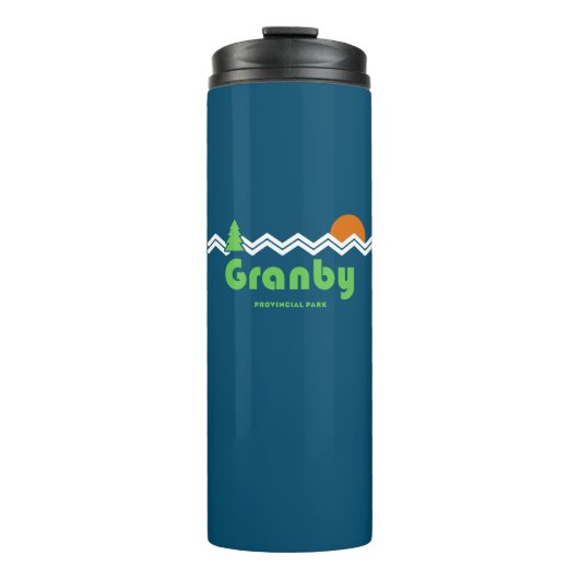 Granby Provincial Park Retro Thermosbeker (Voorkant)