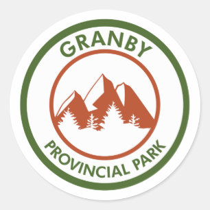 Granby Provincial Park Ronde Sticker